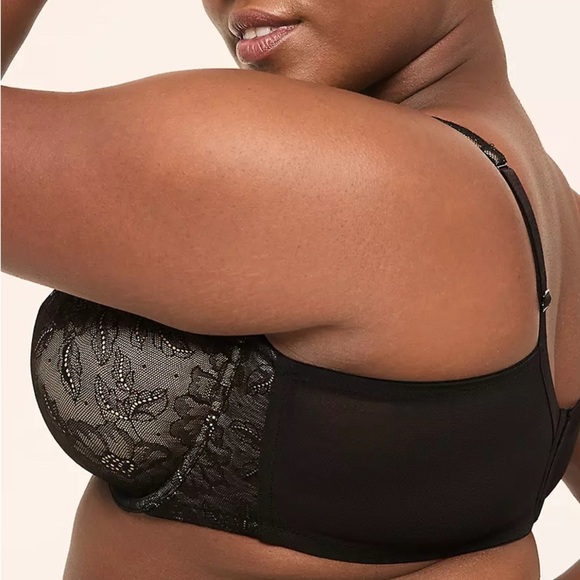 Cacique Modern Lace Covered Unlined Bra - Picture 3 of 9